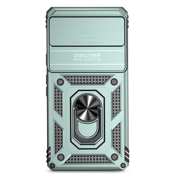 Estuche GANGXUN para Google Pixel 7A, soporte giratorio 360°, estilo mecánico y magnético