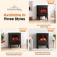 thumbnail image 4 of Calentador eléctrico para chimenea Sweetcrispy 26" 1500W negro, 4 of 6