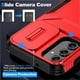 thumbnail image 5 of Funda Resistente para Samsung Galaxy A14 5G con Tapa Deslizante y Protección Militar Rojo, 5 of 6
