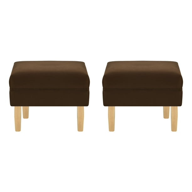 Set Pouf Sky 1c Felpa 05 Chocolate