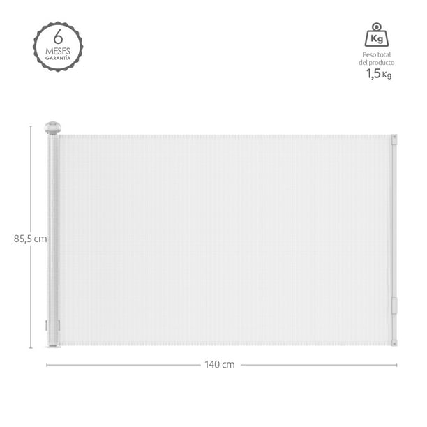 Reja de Seguridad Retráctil Para Bebes hasta 136 cm Lider