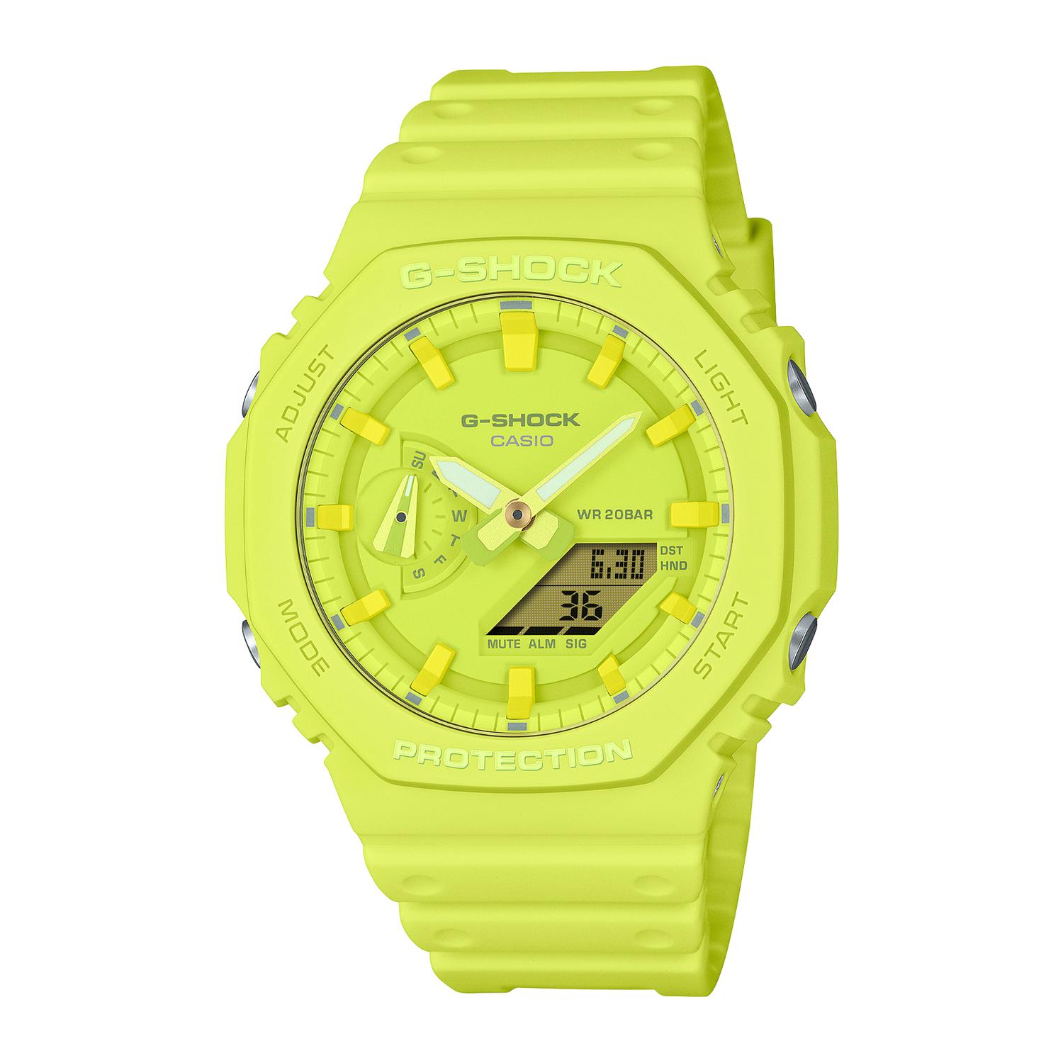 Reloj Hombre G-Shock Ga-2100-9A9Dr Amarillo 48,5×45,4×11,8Mm