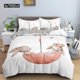 thumbnail image 1 of x598 Bed SheetsCartoon Rabbit Bunny Bedding Set for Kids Girl Women Polyester Duvet Cover Quilt Cover with Pillowcase Polyester Comforter Cover 3-Piece Bedding Set (1 Duvet Cover + 2 Pillow Shams) nj5, 1 of 5