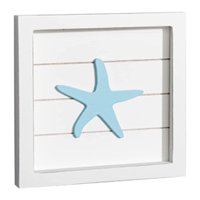 Bothyi - Esculturas De Pared Ocean Theme Beach Placa De Madera Signos Estrella De Mar