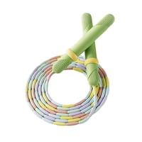 Magideal - Cuerda De Saltar Para Niños, Ejercicio Al Aire Libre, Entrenamiento En Interiores, Cuerdas De Saltar Con Cuentas Para Césped, Playa, Gimnasio, Terraza Verde