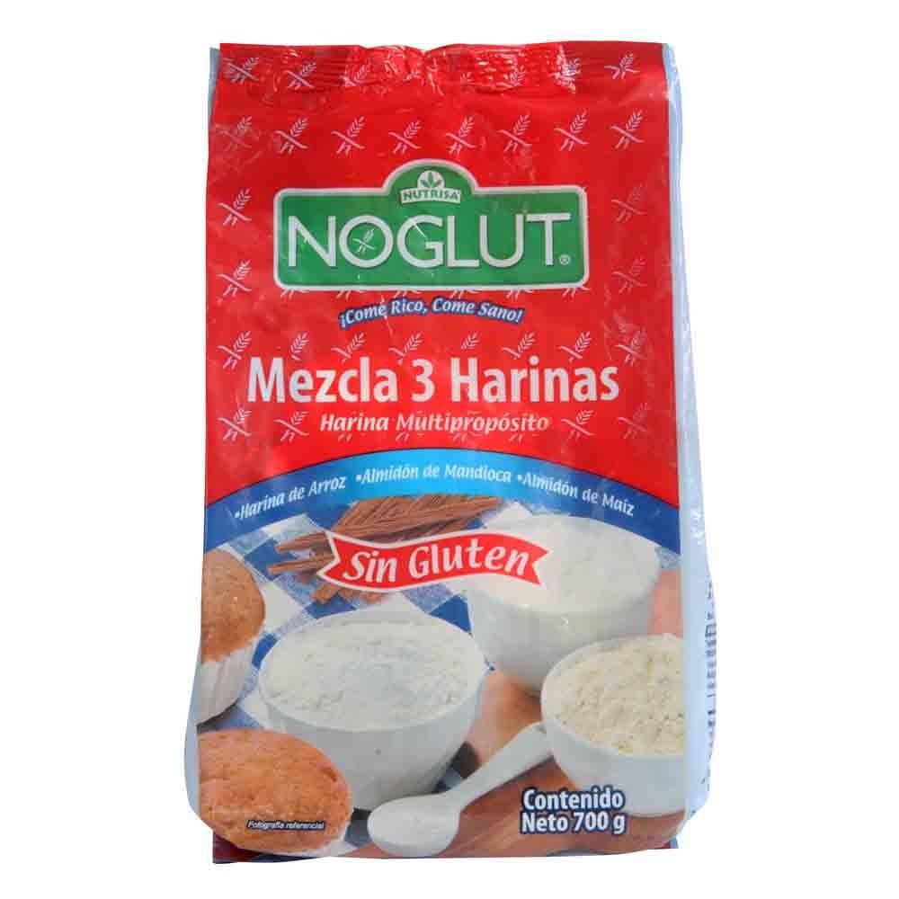 Mezcla De 3 Harinas Sin Gluten Bolsa 700 g Nutrisa