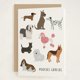 thumbnail image 1 of Tarjeta de agradecimiento Minted 13 cm Pooches Gracias 5x7, 1 of 5