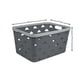 thumbnail image 2 of Canasto Organizador Plastico Multiusos Rattan 21 Litros - Gris, 2 of 3