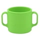 thumbnail image 1 of Vaso infantil de silicona con asas verde, 1 of 2