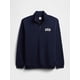 thumbnail image 3 of Tapiz polar con cuello redondo y cremallera en color azul marino para hombre GAP L, 3 of 3