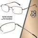 thumbnail image 3 of Set de 3 anteojos de lectura metálicos de montura completa Success Eyewear, 3 of 5