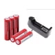 thumbnail image 1 of Pack 5 Baterias Recargables Modelo 18650 + 1 Cargador, 1 of 3