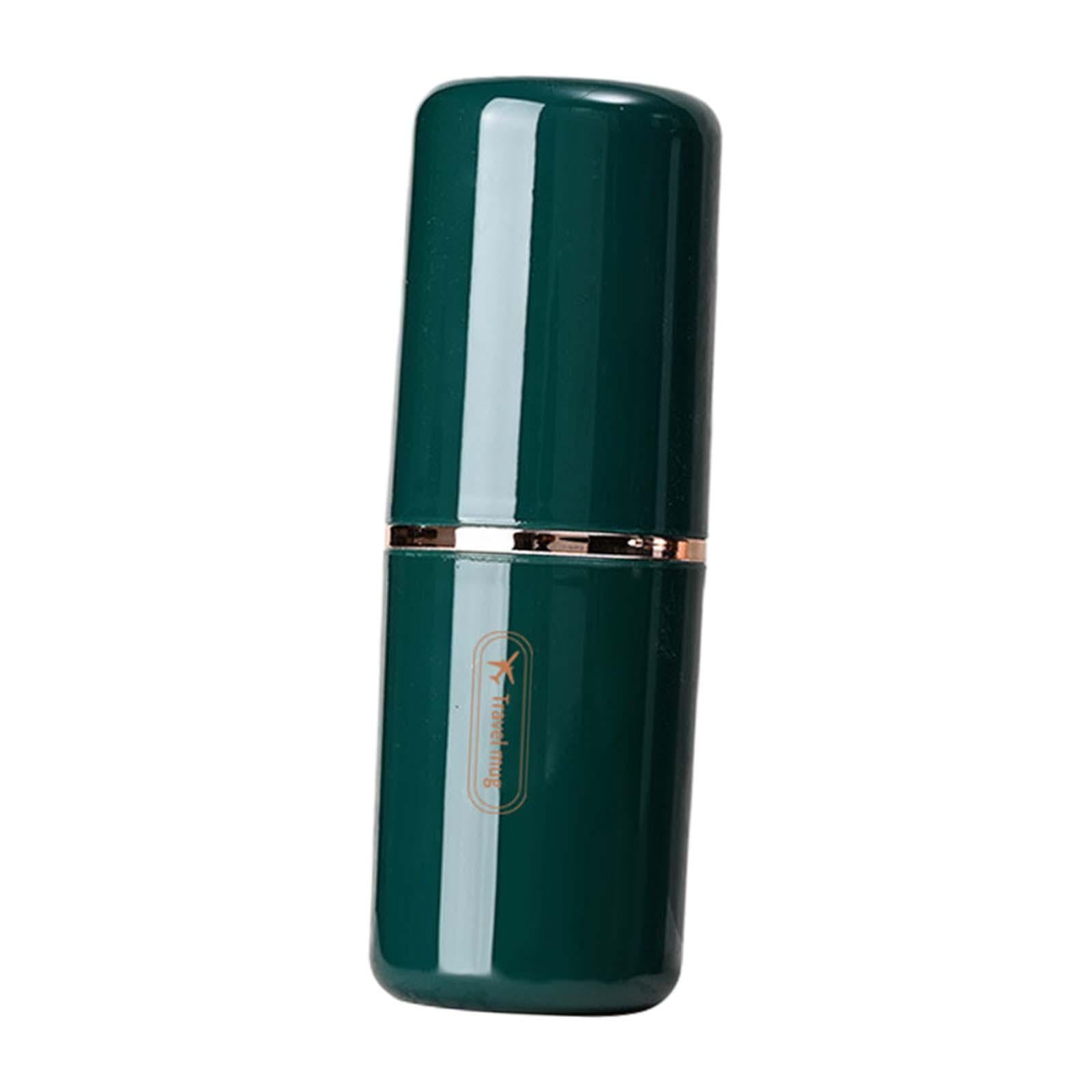 Bothyi - Estuche De Viaje Para Cepillo De Dientes, Vaso Para Hacer Gárgaras, Ideal Para El Día De La Madre, Salida Al Aire Libre, Color Verde