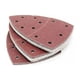 thumbnail image 5 of 40 piezas hojas abrasivas ponceuse múltiples Bosch PSM 160 A PSM 80 A Prio Ventaro Metabo FMS 200 Intec Skil Octo D¨|tail Palm Sander grano m¨|lang¨|, 5 of 5