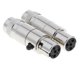 thumbnail image 2 of 2 Piezas Chapadas En Oro De 5 Mm Mini 4 Pines XLR Hembra Conectores Hembra, 2 of 5