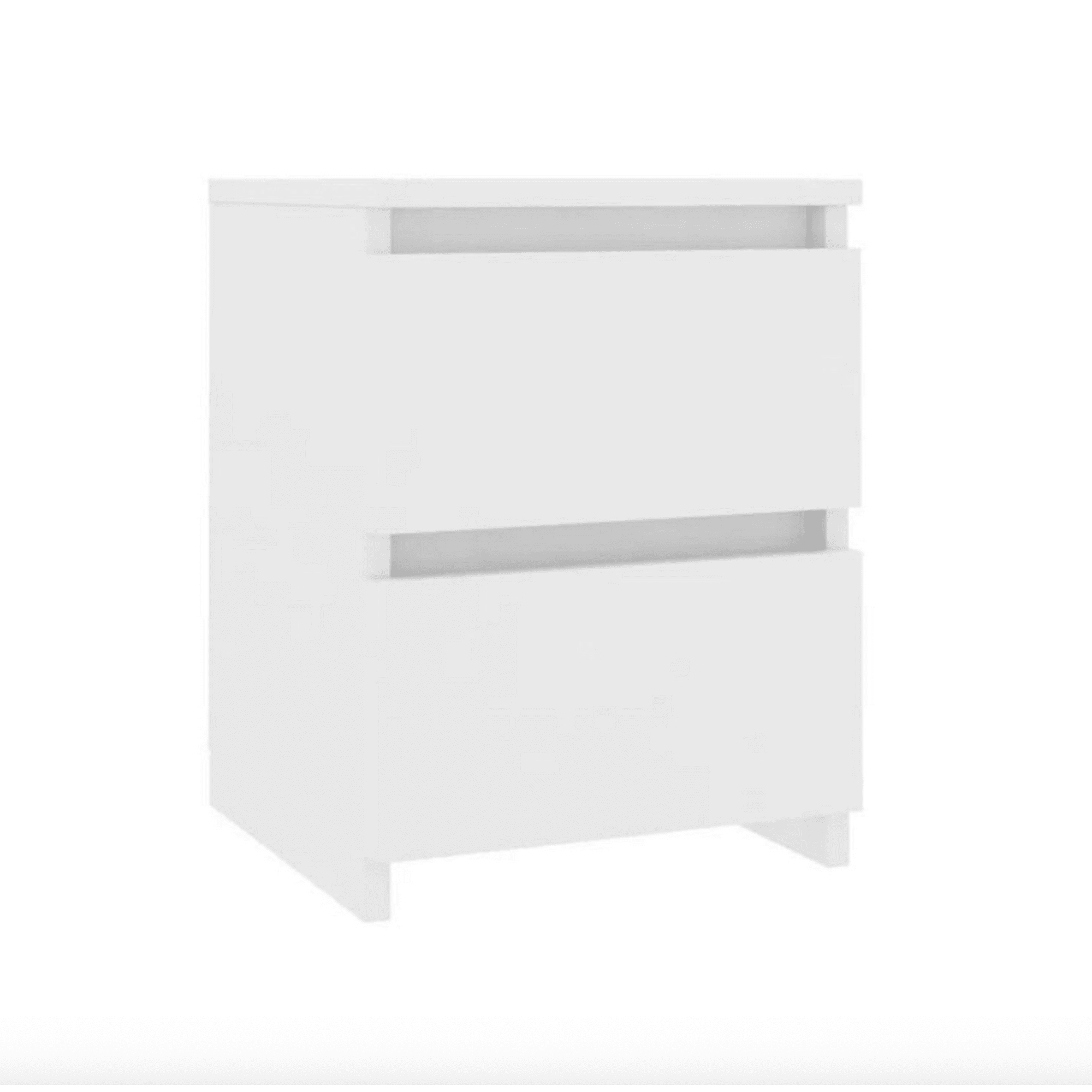 Habita2 Chile - Cajonera White Dos Cajones Mesa De Noche Blanco
