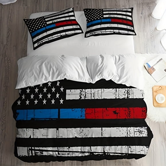 2/3-Pie-ce Quilt -Cover Be-dding Set Suit Di-gital Prin-ted Quilt C-over Lightw-eight D-ouble-Sid-ed Soft Micr-ofiber -Quilt Cover