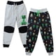thumbnail image 1 of Pantalones Jogger para Niños Minecraft 2 Pares Creeper Zombie Talla 6, 1 of 7