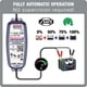 thumbnail image 4 of Cargador de batería OptiMate3 0.8A para batería de plomo-ácido de 12 V, 4 of 6