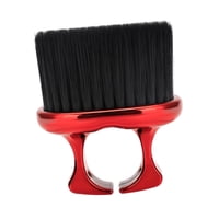 Magideal - Neck Face Suster Cepillo De Limpieza Del Anillo De Cepillo De Agarre Cómodo Cepillos De Barba De Hombres Portátiles Cepillos De Peluquería Suaves Para Rojo