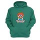 thumbnail image 1 of Polerón Canguro Carlitos Dibujos Animados Verde Aguamarina Talla Xs Unisex, 1 of 3