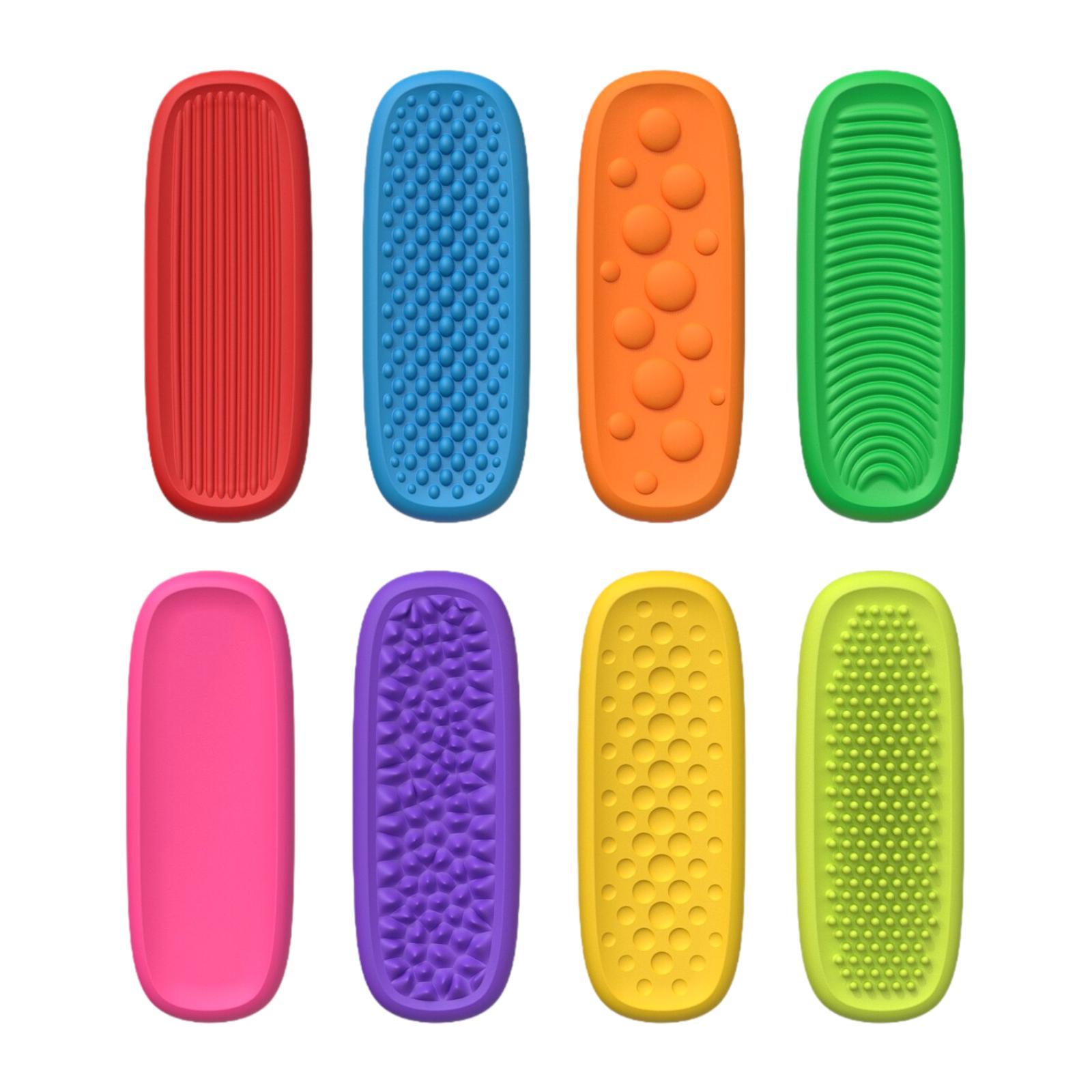 Bothyi - Juego De 8 Barras Antiestrés De Silicona Suave Y Silenciosa Para Estudiantes, Regalos De Premio Opp