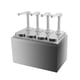 thumbnail image 2 of Dispensador de salsas Estación de bombeo de condimentos de 1 l, caja exterior de material acero inoxidable de grado alimenticio y caja interior de plástico Apl 4 bomba, 2 of 5