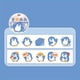 thumbnail image 1 of Get Creative with 100pcs of Cute Cartoon Animal Washi Masking Tapes for Scrapbooking, Planners, DIY Crafts and Material Decoration, 1 of 5