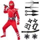 thumbnail image 1 of Disfraz de Spooktacular Creations para Halloween Ninja Red para niños de 10 a 12 años, 1 of 6