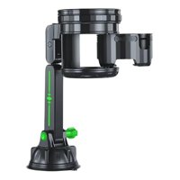 Magideal - Propietario De Bebidas De Automóviles, Soporte De Botella Con Taza De Succión, Universal, Fácil De Instalar, Accesorios Para Automóviles Para Botellas Verde Largo