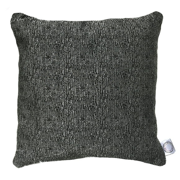 Cojin Decorativo Diseño Gris Y Negro 45x45 Relleno