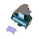 thumbnail image 5 of Piano De Casa De Muñecas Con Taburete De Juguete Para Casa De Muñecas A Escala 1:12 Casa De Muñecas Casa De Juegos, 5 of 5