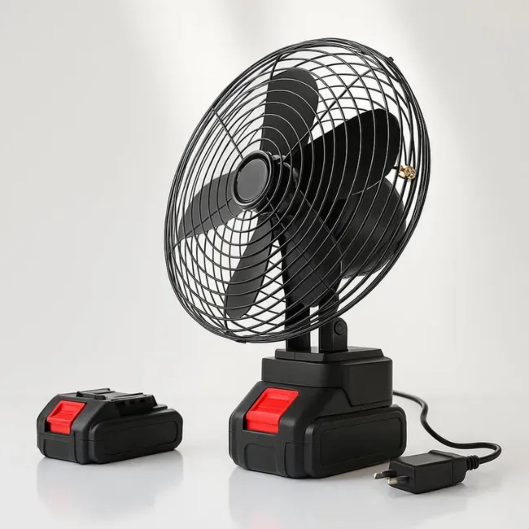 Movi - Ventilador 5 Aspas Con Batería Y Cargador