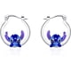 thumbnail image 1 of Pendientes de puntada para niñas, regalos de puntada, pendientes de aro Ohana Means Family, joyería de puntada, regalo de cumpleaños para hija y nieta, cobre, sin piedras preciosas, 1 of 5