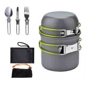 Citohome - Set Ollas Kit Camping 5 Piezas Ultraligero