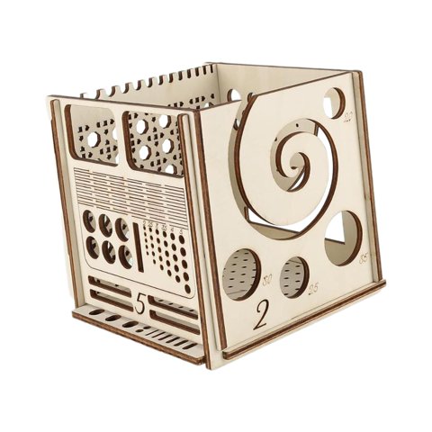 Magideal - Cuenco De Hilo De Madera Todo En 1, Tejido De Ganchillo, Regalo Extraíble Para Amantes Del Ganchillo, Cesta De Almacenamiento De Hilo Resistente Y Fác