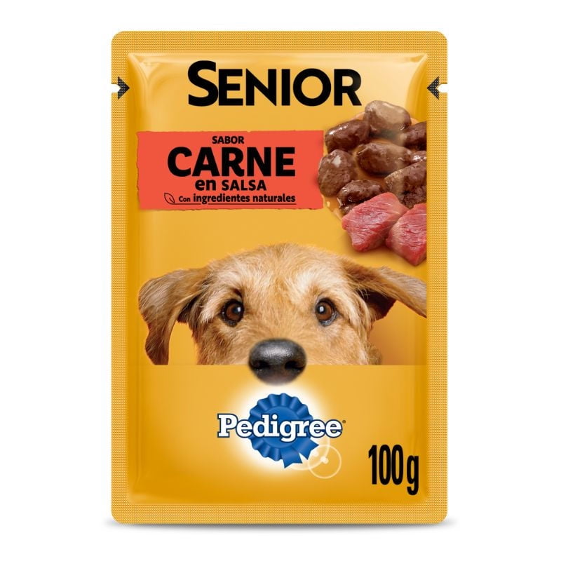 Alimento Húmedo Perro Senior Sabor Carne Pouch 100 g Pedigree