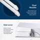 thumbnail image 3 of Asiento de inodoro con bidé Bio Bidet Slim Zero sin electricidad, color blanco, 3 of 9