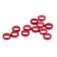 thumbnail image 1 of 12 Piezas Dart Sharft Protect Vuelos O Rings Anillo De Agarre De Repuesto Rojo, 1 of 3