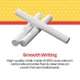 thumbnail image 2 of Tiza de pizarra sin polvo Chalk Pack School Smart, 12 unidades, color blanco, 2 of 8