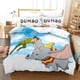 thumbnail image 1 of Anime Dumbo polychrome Cartoon Kids Duvet Cover Set 3D Print Comforter Cover Bedclothes for Boy Girl Bedding Sets Bedroom Decor Bed Sheets, 1 of 5