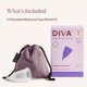 thumbnail image 2 of Copa menstrual DivaCup modelo 0, silicona de grado médico, 2 of 7