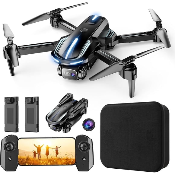 Drone Pallton X80 Cámara 1080P Plegable 100m 2 Baterías