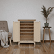 thumbnail image 2 of Zapatero de Madera de Pino Orden, Higiene y Estilo en tu Entrada - Beige - 80x40x110 cm, 2 of 3