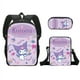 thumbnail image 1 of Sanrio Kuromi Backpack Pencil Bag Student Primary and Middle kawaii Cartoon School Bag Mochila Birthday Gift For Girls Kids Boys, 1 of 3