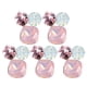 thumbnail image 1 of 5 piezas botones adorno flatback rosa flor diy accesorios para el cabello, 1 of 3