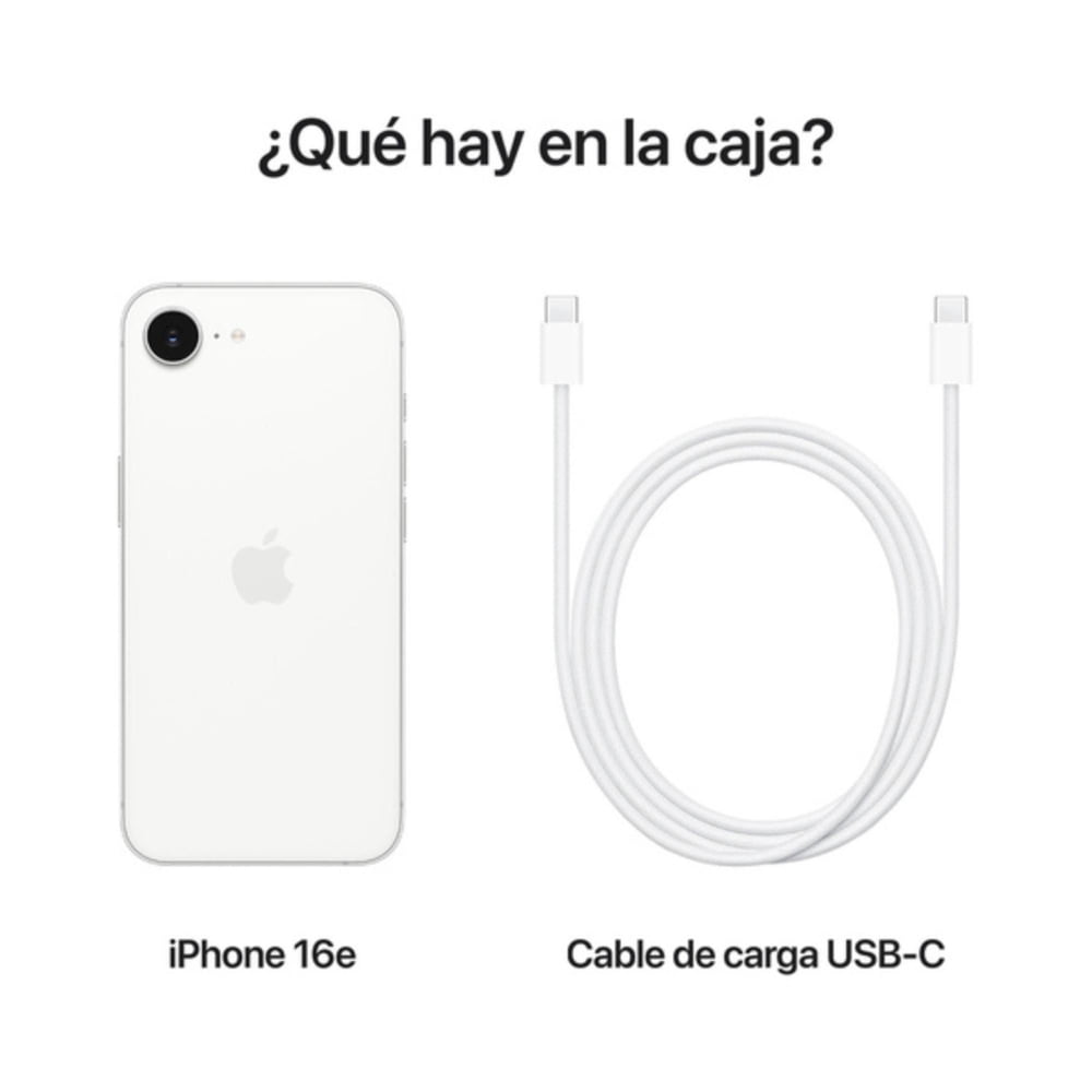 iPhone 16e 5G 128GB Blanco, foto 8