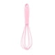 thumbnail image 4 of Batidor De Silicona Utensilio De Cocina Mezclador Antiarañazos Batidor De Huevos Espumoso Rosa, 4 of 5