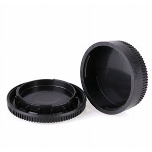Genérico - Kit Tapa Cuerpo Y Lente Para Nikon Montura F