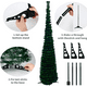 thumbnail image 2 of Árbol De Navidad Artificial Plegable Fácil Armado 150cm Color Verde Claro, 2 of 3